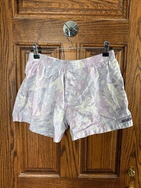 Jacquemus Lilac Floral 100% Cotton Shorts